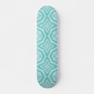Skate Design geométrico azul-teal