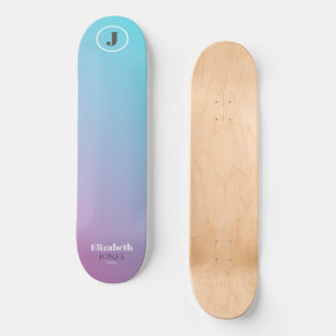 Skate Design minimalista em cores pastosas