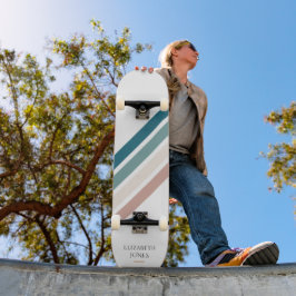 Skate Design minimalista em cores pastosas