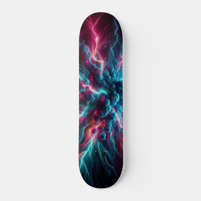 Skate design na moda de neon legal (Frente)