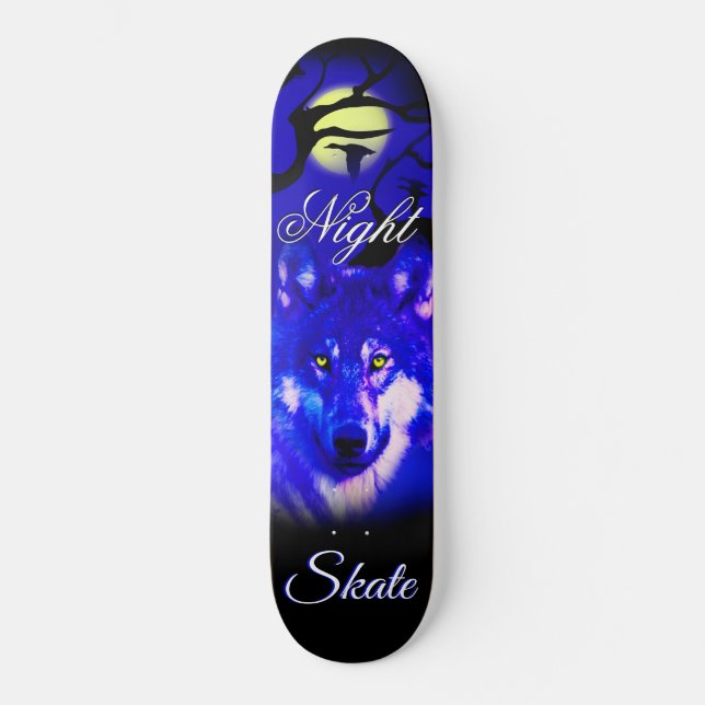 skate design wolf (Frente)