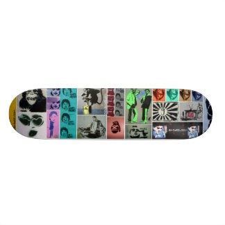 Skate Desordem do estêncil