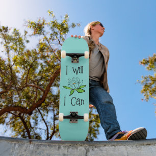 Skate Determinação da Flor de Lotus Eu posso