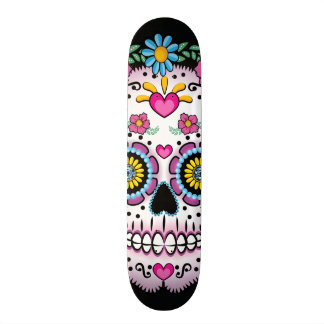 Skate Dia de los Muerto Crânio