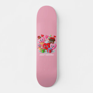 Skate Dia de os namorados de Cartoon Heart & Sweet amigo