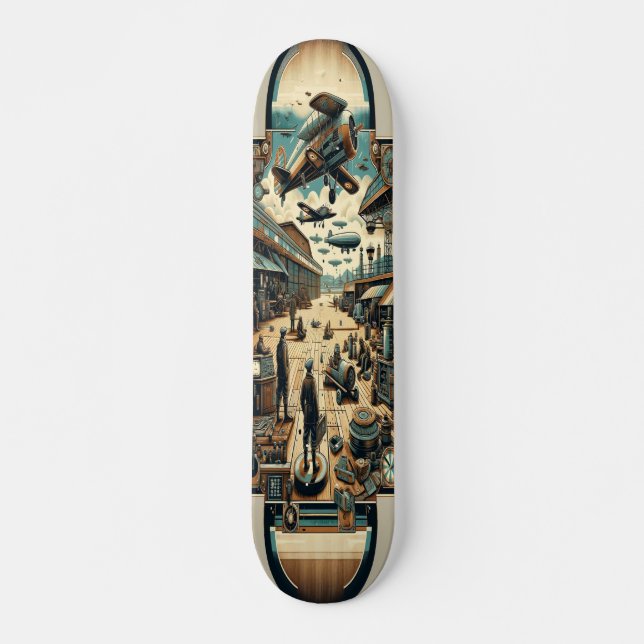 Skate "Dieselpunk Airfield Deck" (Frente)