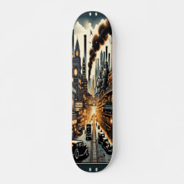 Skate "Dieselpunk Urban Landscape Deck"