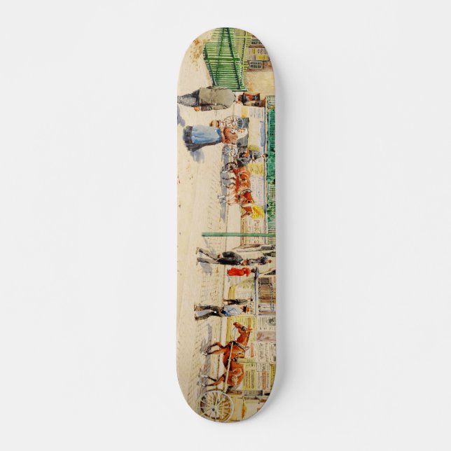 Skate distrito de Mariahilf em Viena, Áustria (Frente)