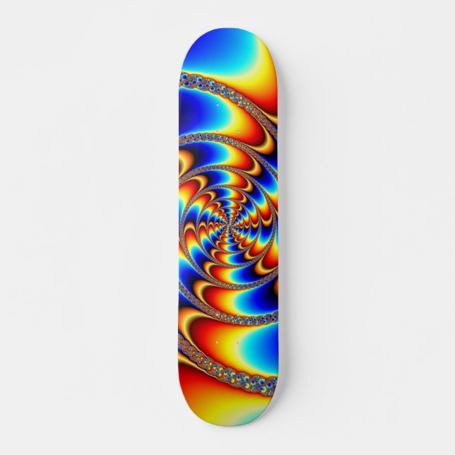Skate Diversão de cores - Fractal (Frente)