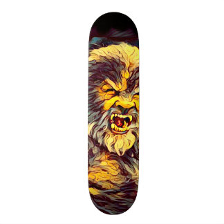 Skate do Airbrush do homem do lobo