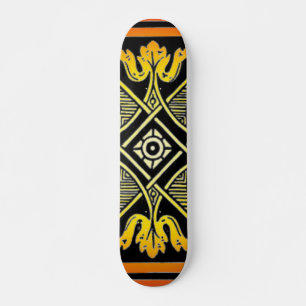 Skate do design floral