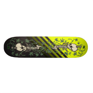 Skate do jardim do esqueleto