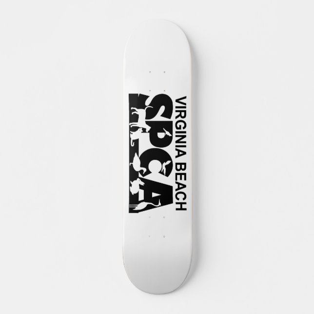 Skate do logotipo de VBSPCA (Frente)