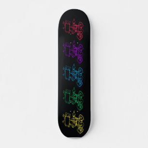 Skate do original dos trabalhos de arte de
