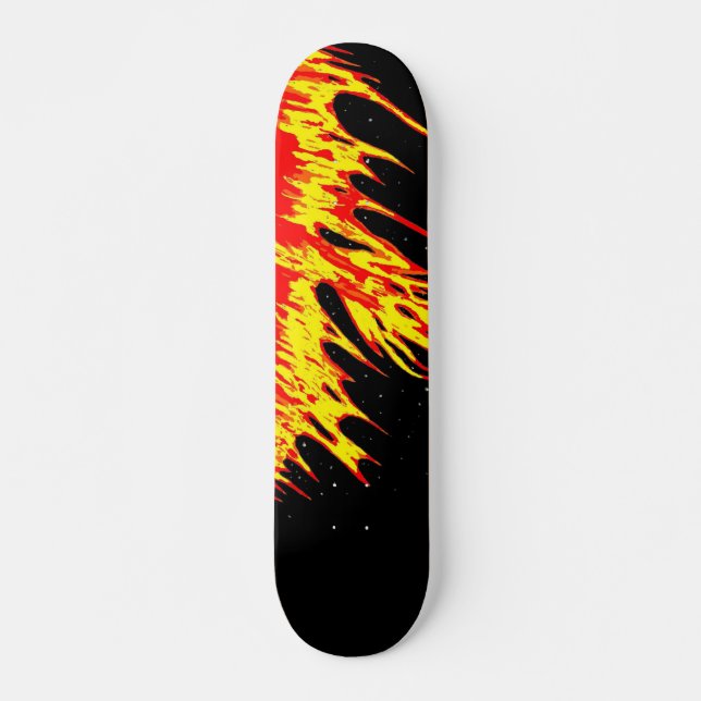 SKATE DO PÁSSARO DO FOGO - DESIGN DE PHOENIX (Frente)