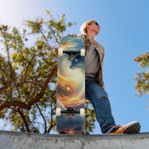 Skate Dois monstros marinhos perseguem-se mutuamente, fa