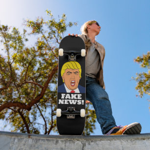 SKATE DONALD TRUMP "NOTÍCIAS FALSAS"! FUNNY SKATEBOARDS
