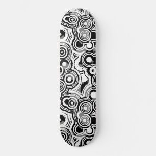 skate dos círculos abstrato