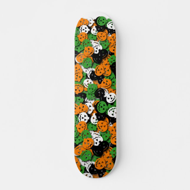 Skate dos confetes de Jack O'Lantern (Frente)