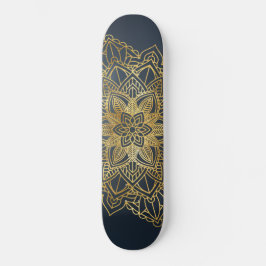 Skate Dourado Mandala
