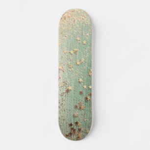 Skate Dourado Stardust no Mar Verde