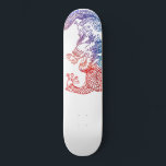 Skate Dragão Chinês<br><div class="desc">skate de dragões de arte asiáticos</div>