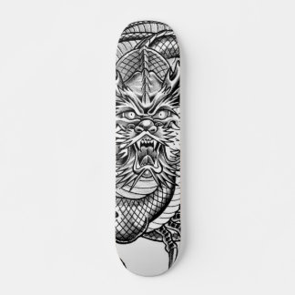 Skate Dragão cinza