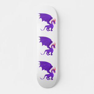 Skate Dragão roxo