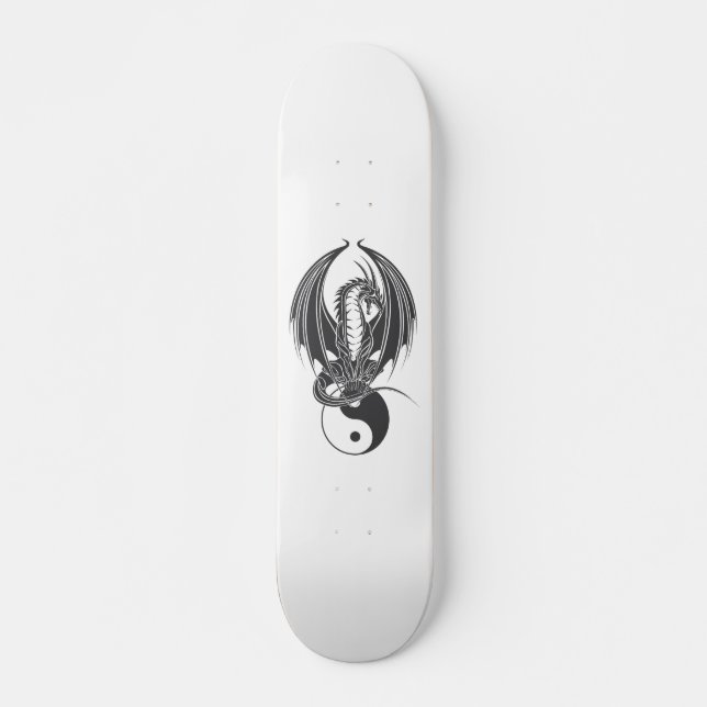 Skate Dragão sentado no Yin Yang (Frente)