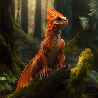 Skate dragão vermelho