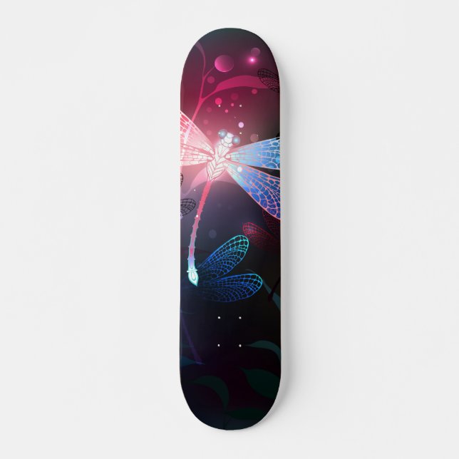 Skate Dragonfly vermelha (Frente)