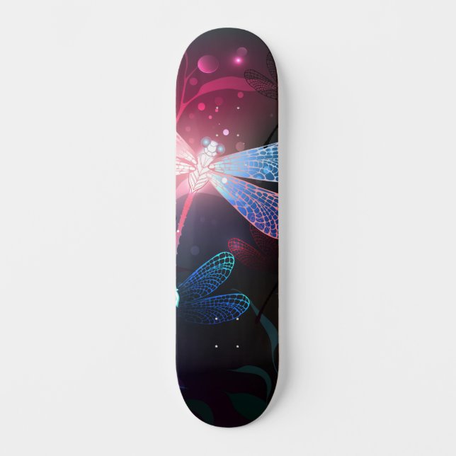 Skate Dragonfly vermelha (Frente)