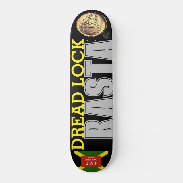 skate DREAD LOCK RASTA (Frente)