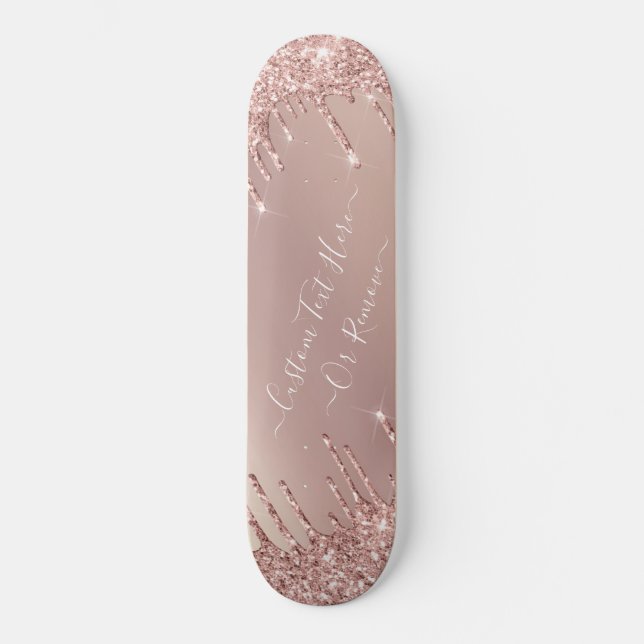 Skate Drives Sparkle Luminter de Blush Dourado rosa - Se (Frente)