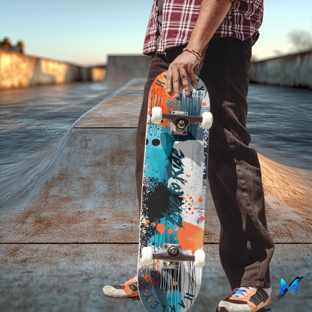 Skate Dynamic Splatter - Viva para Pilotar Abstrato (Criador carregado)