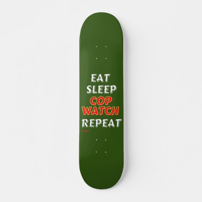skate "EAT, SLEEP..." (Frente)
