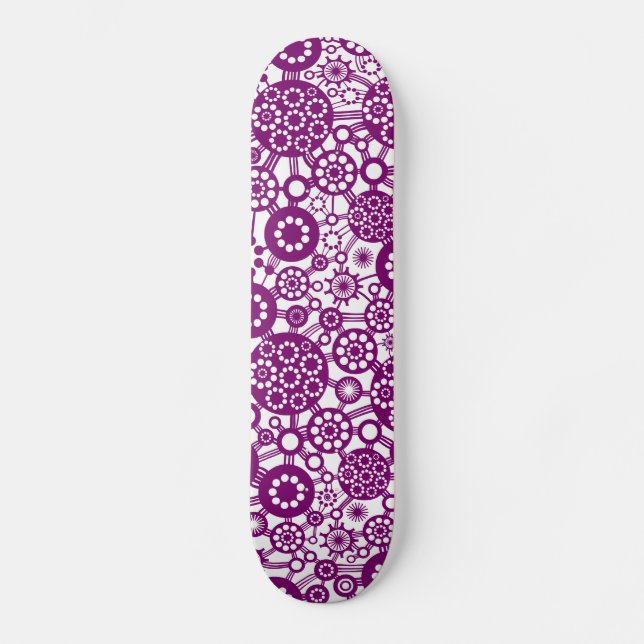 Skate Ecossistema - ameixa branca (Frente)