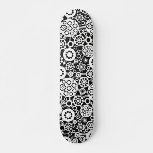 Skate Ecossistema - Branco em Preto