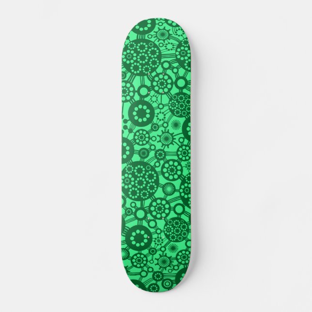Skate Ecossistema - Floresta Verde em Mint Green (Frente)