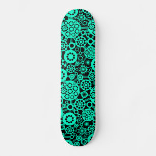 Skate Ecossistema - Turquesa em Preto
