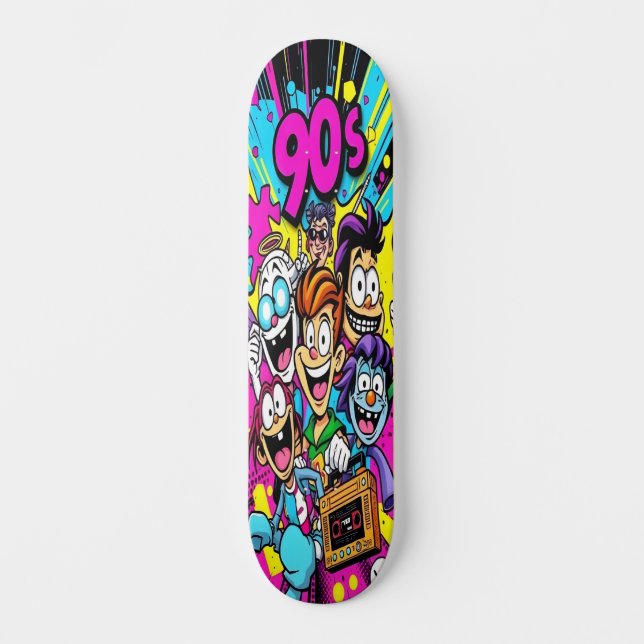 Skate Edição de caos de montagem retrô 4 (Frente)