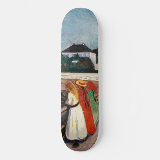 Skate Edvard Munch - As Raparigas na Ponte (Frente)