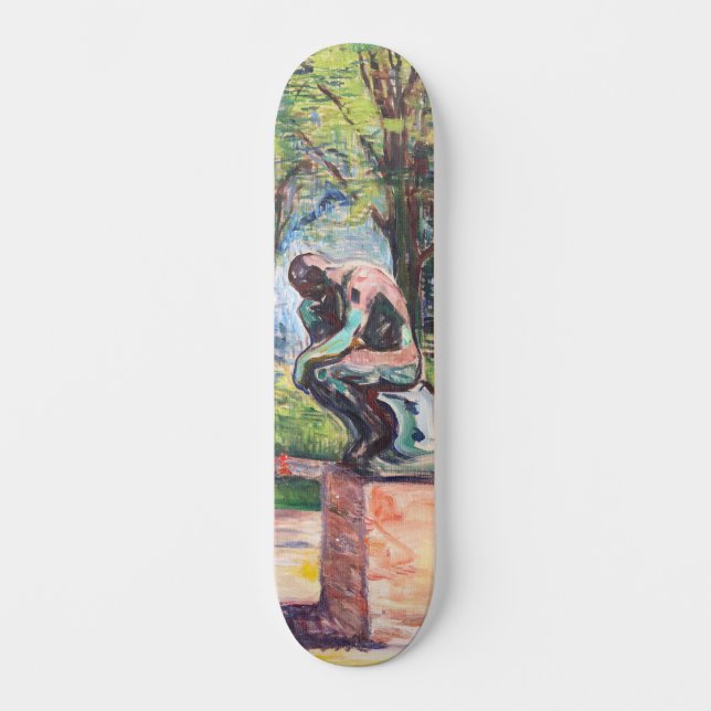 Skate Edvard Munch - O Pensador de Rodin (Frente)