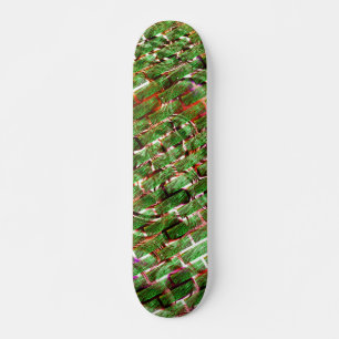Skate Efeito de parede esverdeada e bolhas cor salmão?