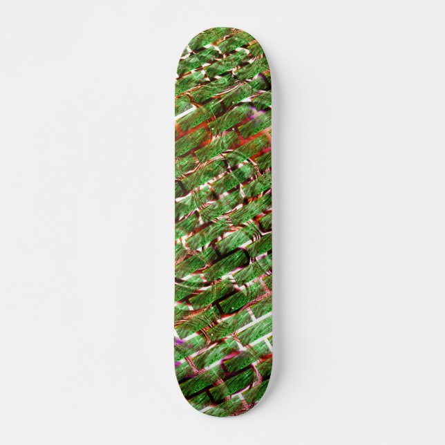 Skate Efeito de parede esverdeada e bolhas cor salmão? (Frente)