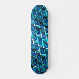 Skate Efeito de tijolos azuis manchados, granulados ou i