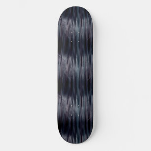Skate Efeito Metálico Líquido Preto