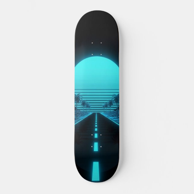 Skate Electric Cruise Synthwave  (Frente)