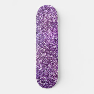 Skate Elegante Padrão Abstrato Roxo Chic Estiloso