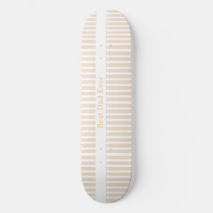 Skate Elegante Personalizado Melhor Pai de Todos com Lis